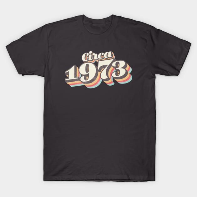 circa 1973 birthday year T-Shirt by Vin Zzep